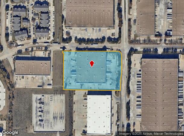  3900 New York Ave, Arlington, TX Parcel Map