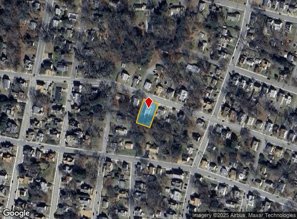  96 Lewiston Ave, Willimantic, CT Parcel Map