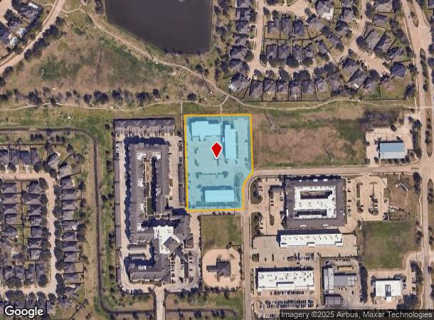 2880 Broadway Bend Dr, Pearland, TX Parcel Map