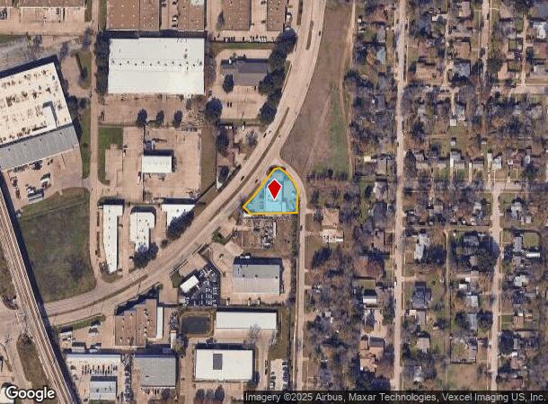 1924 Old Denton Rd, Carrollton, TX Parcel Map