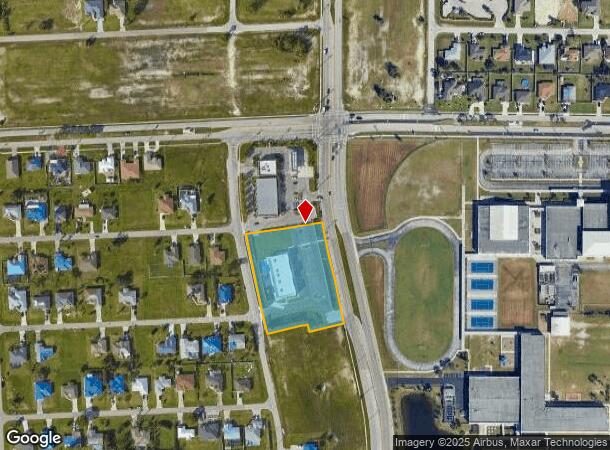  1628 Sw Skyline Blvd, Cape Coral, FL Parcel Map