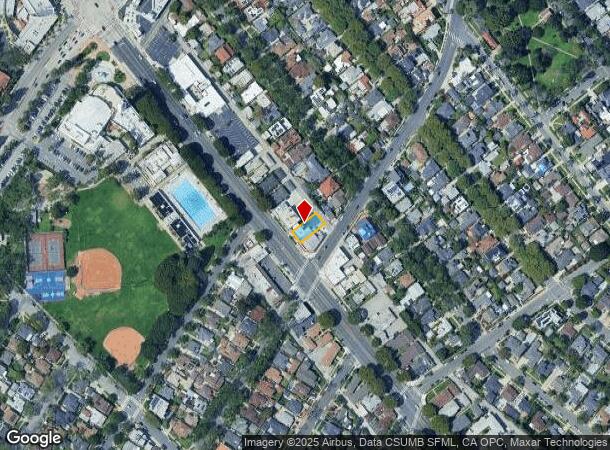 4252 Overland Ave, Culver City, CA Parcel Map