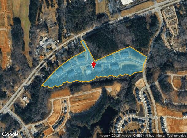 1021 Cannonball Run, Knightdale, NC Parcel Map