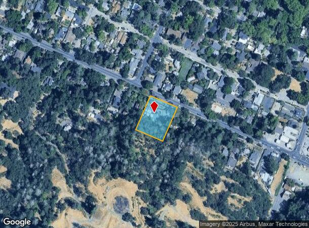 1415 Foothill Blvd, Calistoga, CA Parcel Map