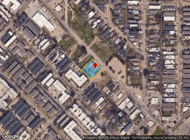  2107 N Henderson Ave, Dallas, TX Parcel Map