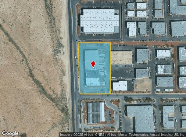  3040 Simmons St, North Las Vegas, NV Parcel Map