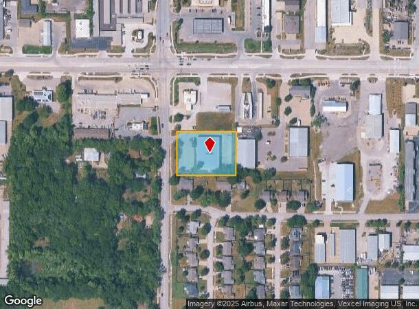  2332 Haskell Ave, Lawrence, KS Parcel Map