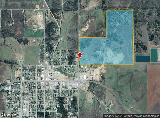  818 N N Wells St, Vici, OK Parcel Map