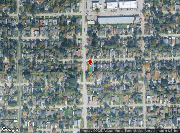  1501 Mercury Dr, Houston, TX Parcel Map