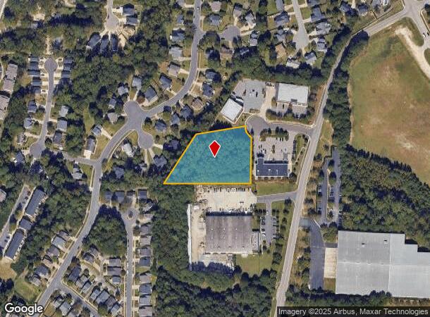 1002 American Way, Apex, NC Parcel Map