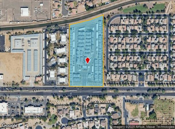  1640 E Baseline Rd, Phoenix, AZ Parcel Map