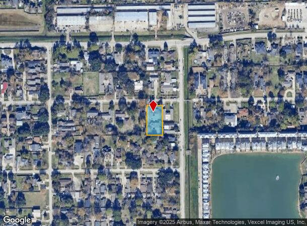  9009 Carousel Ln, Houston, TX Parcel Map
