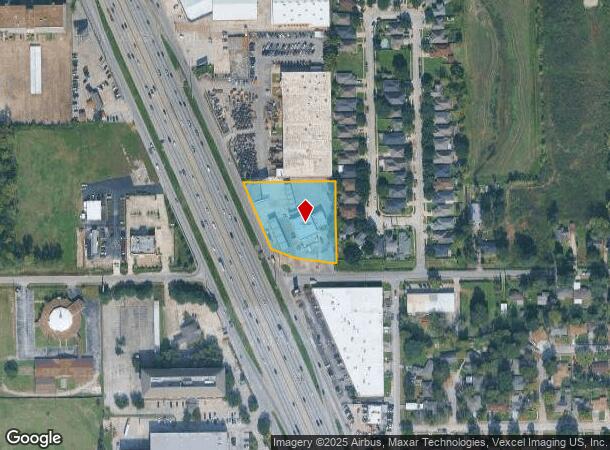  7102 North Fwy, Houston, TX Parcel Map