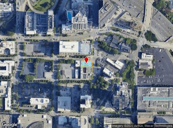  338 W Peachtree St Nw, Atlanta, GA Parcel Map