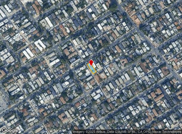  616 Vernon Ave, Venice, CA Parcel Map