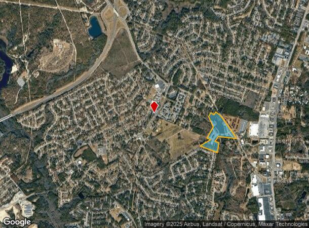  705 Arthington St, Fayetteville, NC Parcel Map