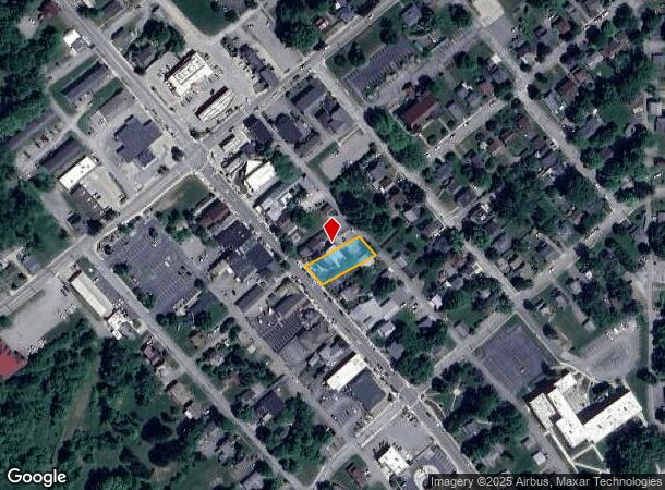  205 S Main St, Slippery Rock, PA Parcel Map