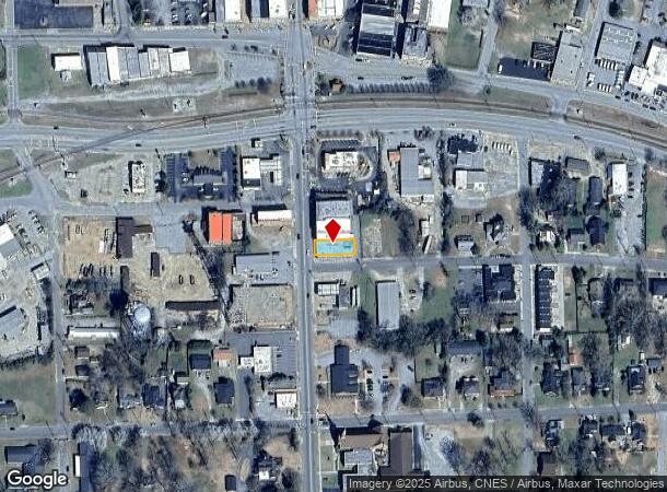 S Broad St, Clinton, SC Parcel Map