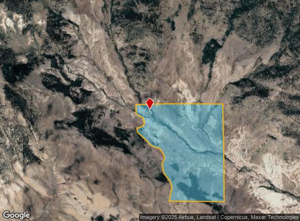 1097 E Fork Rd, Dubois, WY Parcel Map