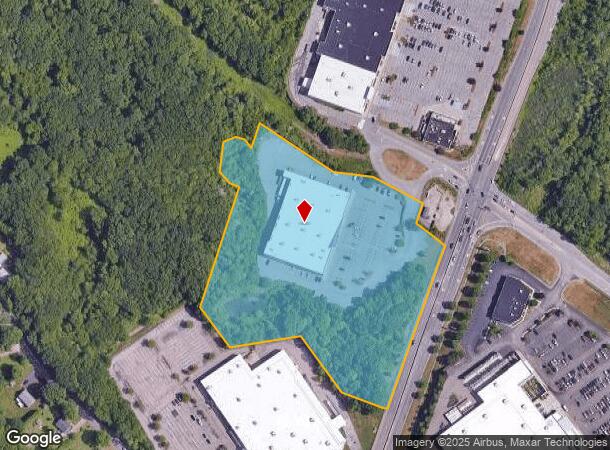  1461 S Washington St, North Attleboro, MA Parcel Map