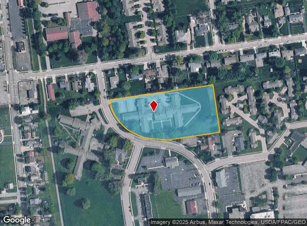  1301 N Monroe Dr, Xenia, OH Parcel Map