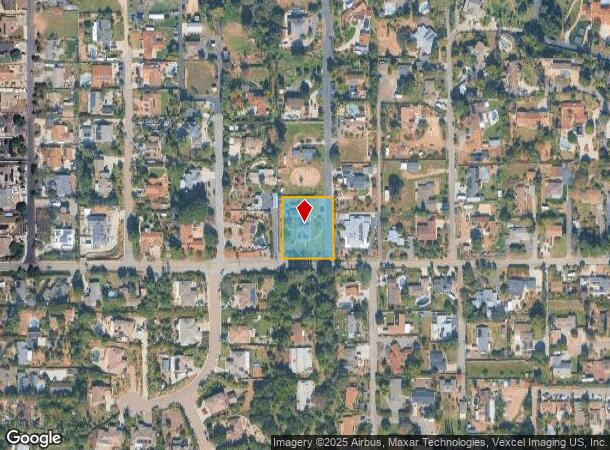  1504 Hillcrest Ln, Fallbrook, CA Parcel Map