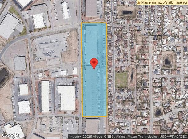  1320 Don Haskins Dr, El Paso, TX Parcel Map