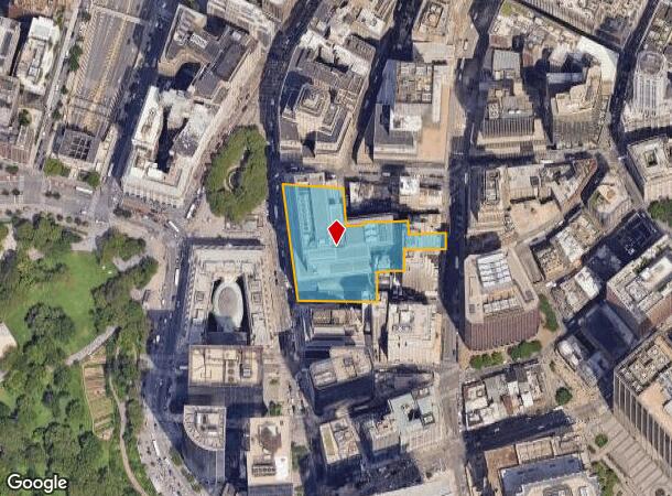 2 E Broadway, New York, NY Parcel Map