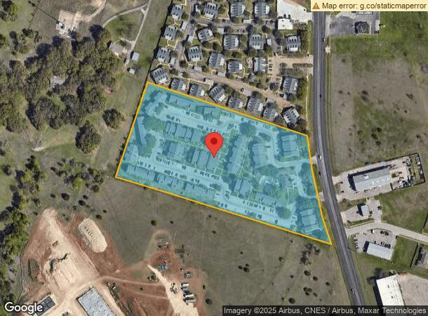  1001 N Twin Creek Dr, Killeen, TX Parcel Map