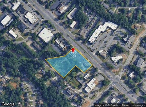  863 Holcomb Bridge Rd, Roswell, GA Parcel Map