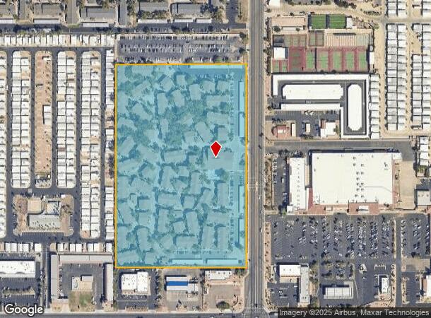108 N Greenfield Rd, Mesa, AZ Parcel Map