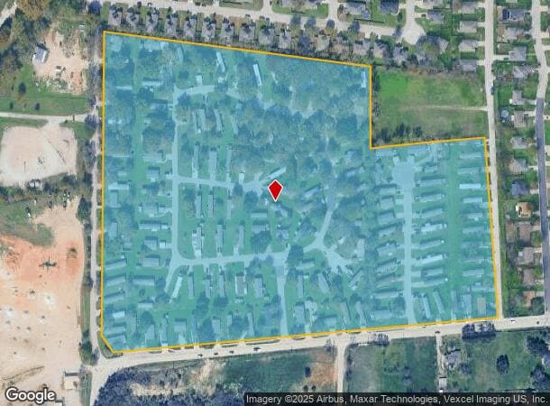 124 Yates Cir, Aledo, TX Parcel Map
