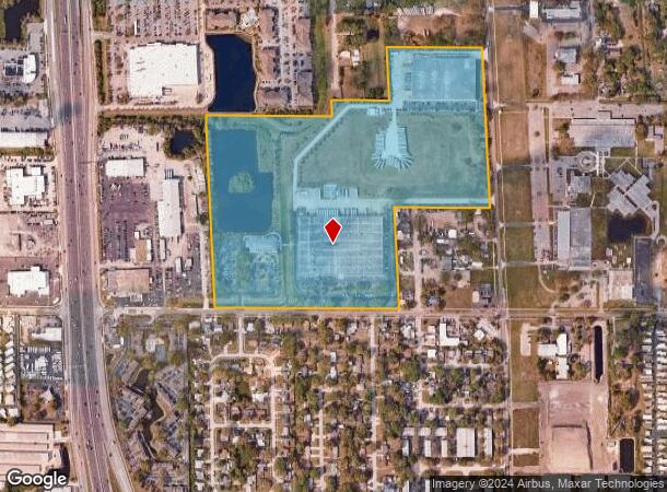  15150 62Nd St N, Clearwater, FL Parcel Map