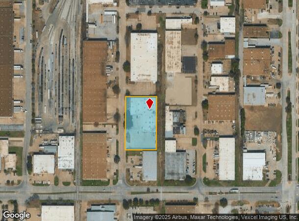 608 111Th St, Arlington, TX Parcel Map