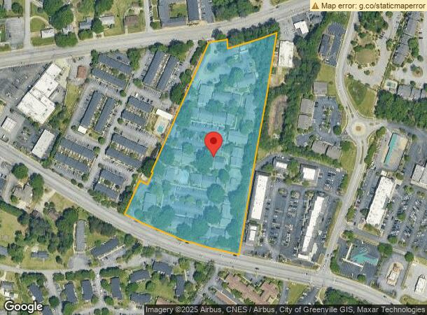  25 Pelham Rd, Greenville, SC Parcel Map