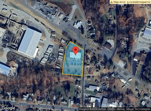  129 Carson St, Pilot Mountain, NC Parcel Map