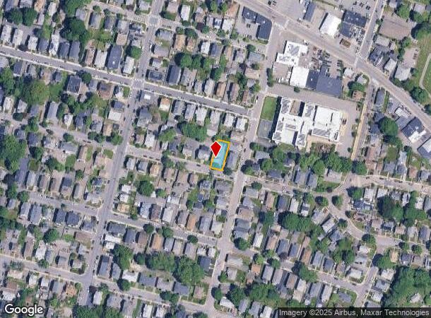 258 Ash St, Waltham, MA Parcel Map