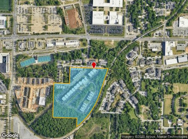  832 S Zenith Loop, Fayetteville, AR Parcel Map