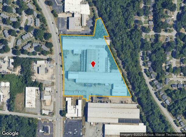  1431 S Elm Eugene St, Greensboro, NC Parcel Map