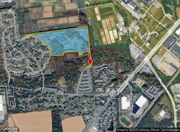  100 W Creek Village Dr, Elkton, MD Parcel Map