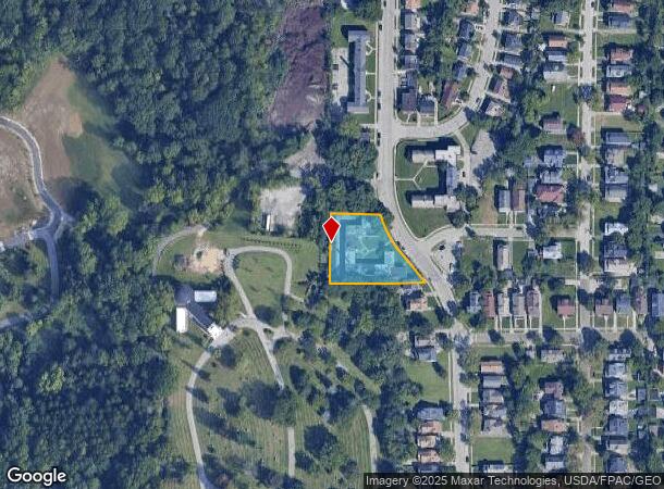  1598 Coventry Rd, Cleveland, OH Parcel Map