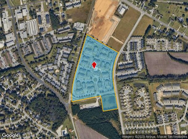  2201 Bellamy Cir, Greenville, NC Parcel Map