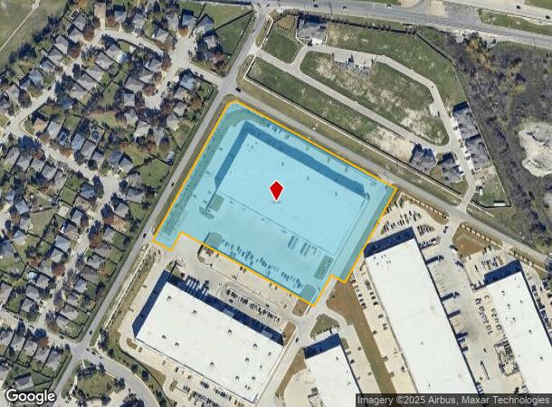  1221 Meister Ln, Round Rock, TX Parcel Map