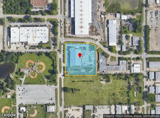  7028 Gessner Rd, Houston, TX Parcel Map