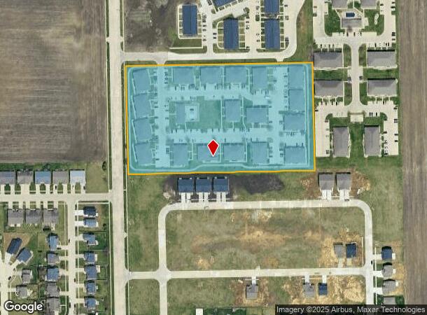  1700 Putnam Ave, Normal, IL Parcel Map