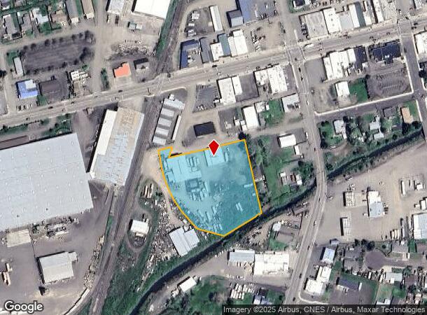 262 W Everett Ave, Sutherlin, OR Parcel Map
