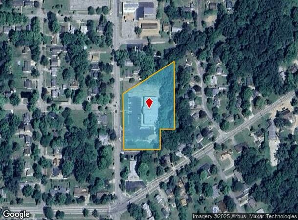 488 N Clark St, Albion, MI Parcel Map