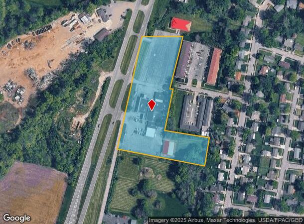  1213 Cincinnati Ave, Xenia, OH Parcel Map