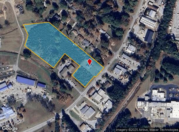 1451 Meriwether St, Griffin, GA Parcel Map