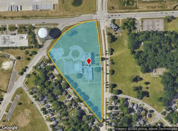  191 N Glenwood Ave, Pontiac, MI Parcel Map